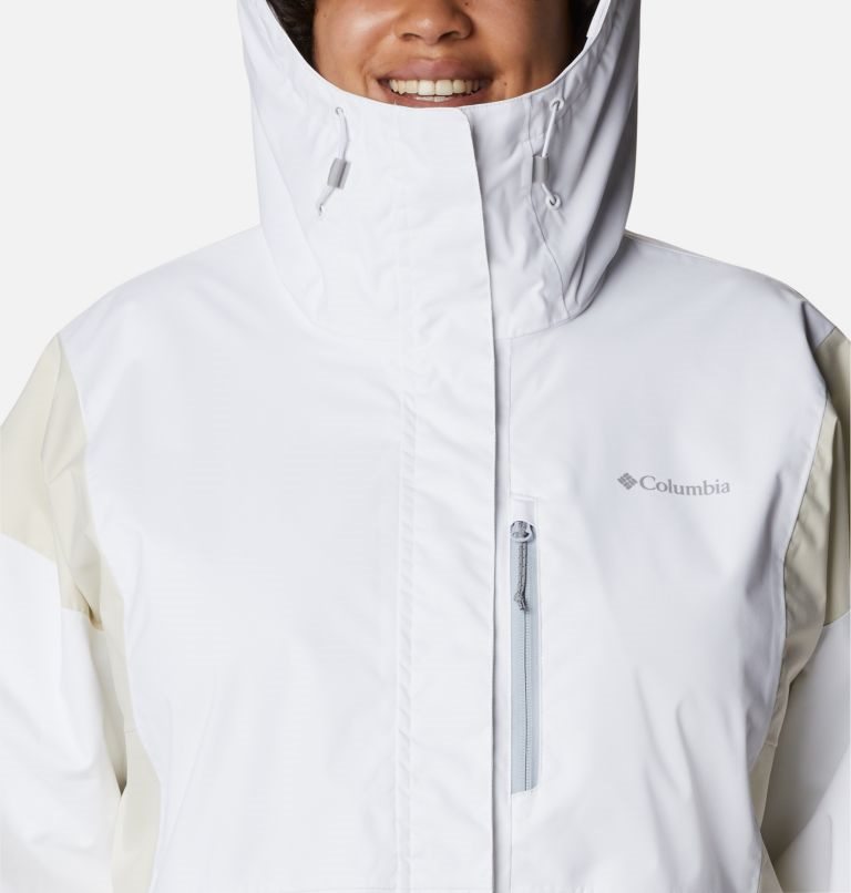 Women's Columbia Hikebound Jackets White | Plus Size CA-N4851